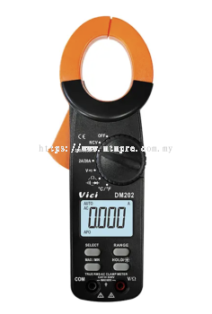 Vici DM202 Clamp open 35mm, True RMS, NCV, Temperature tests, Backlight.
