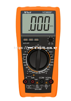Vici VC9808+ Max 2000uF capacitance, Max 2000MΩ resistance, Inductance, Frequency, Temperature tests, Anti-high pressure ignition design.