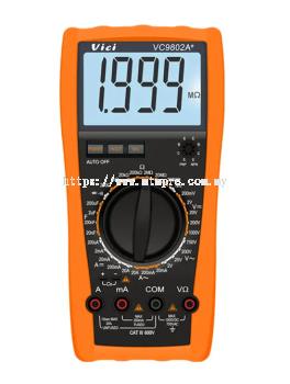 Vici VC9802A+ Current 200uA, Max 200uF capacitance, Max 200MΩ resistance, Anti-high pressure ignition design.