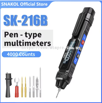 SNAKOL  Smart Digital Multimeter 4000 Counts Non-Contact Voltage Detector Pen Auto Range Capacitance OHm NCV Multimetro Voltmeter Tester