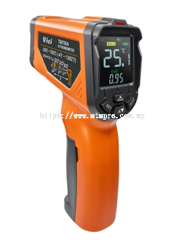 Vici TM750A Max 750�� Infrared thermometer, 12:1 D:S, Adjustable 0.1 to 1.0 emissivity, High/Low temperature alarm function, Max/Min/Average/Difference.