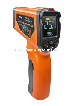Vici TM650A Max 650�� Infrared thermometer, 12:1 D:S, Adjustable 0.1 to 1.0 emissivity, High/Low temperature alarm function, Max/Min/Average/Difference.