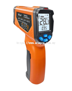 Vici TM500A Max 500�� Infrared thermometer, 12:1 D:S, Adjustable 0.1 to 1.0 emissivity, High/Low temperature alarm function, Max/Min/Average/Difference.