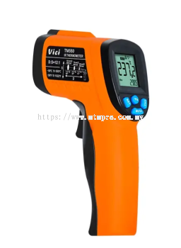 Vici TM550 Max 550�� Infrared Thermometer, Adjustable 0.1 to 1.0 Emissivity, Threshold setting, Sound alarm function, Max/Min/Average/Difference.