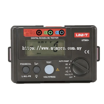 UNI-T UT582+ Digital RCD (ELCB) Tester