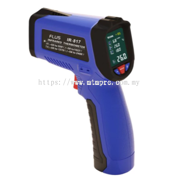 Flus IR817H Non contact Laser Thermometer with Type K Probe