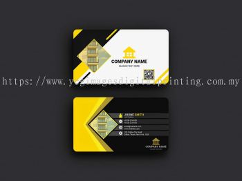 Yellow Black Card Design