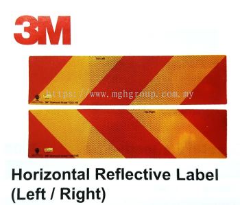 Horizontal Reflective Label (Left/Right)