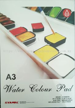 A3 WATER COLOUR PAD