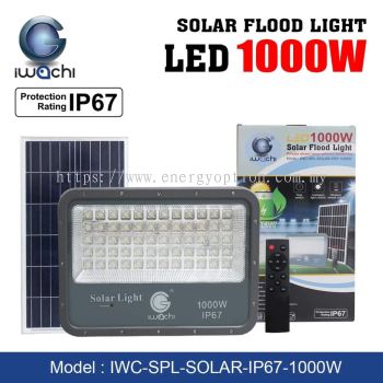 Iwachi 1000W LED (Body Material PC, Split) Solar Flood Light 