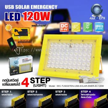 Iwachi 120W LED USB Solar Emergency Light