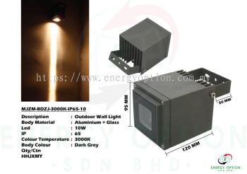 Special Lighting MJZM 10W Special Outdoor Wall Light BDZJ 3000K IP65