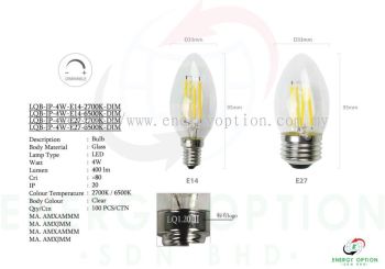 Special Lighting LQB JP 4W Dimmable Bulb