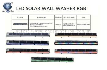 Iwachi LED Solar Wall Washer RGB