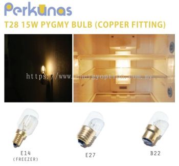 Perkunas T28 15W Pygmy Bulb (Copper Fitting)