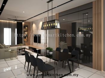 Dining Mirror Partition -for Modern Interiors | PERLIS