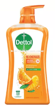 Dettol Shower Gel Body Wash Re-Energise (950ml)