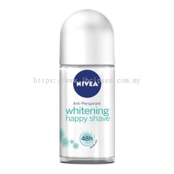 Nivea Women Roll-on Deodorant 50ml Whitening Happy Shave 