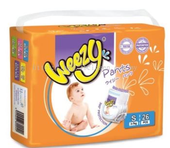 Weezy Disposable Baby Diaper Pants S26pcs Convenient Pack