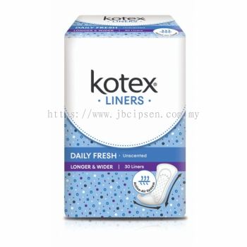 Kotex Liners Daily Fresh Longer & Wide 30’s 1ctn (24units)