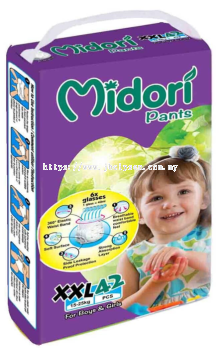 Midori Disposable Baby Diaper Pants XXL42pcs