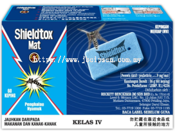 Shieldtox Mosquito BLUE MAT 60pcs