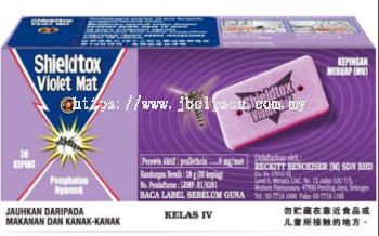 Shieldtox Mosquito Violet Mat 30pcs