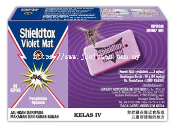 Shieldtox Mosquito Violet Mat 60pcs