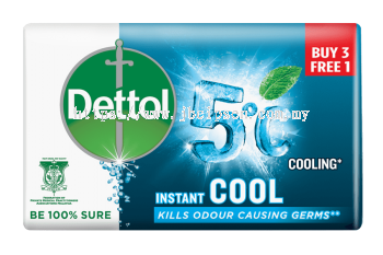 Dettol Bar Soap Cool 100g 3+1