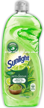 Sunlight Dishwash Liquid Extra Anti-Odour Green Tea, Matcha & Lime (900ml)