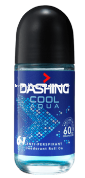 Dashing Cool Aqua Roll On Deodorant 50g