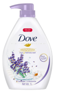 Dove Body Wash 1Litre Relaxing Hydration