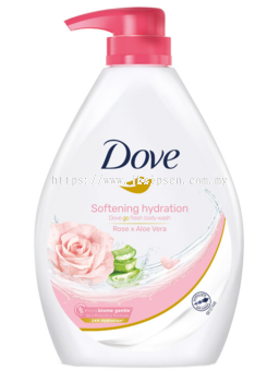 Dove Body Wash 1Litre Softening Hydration