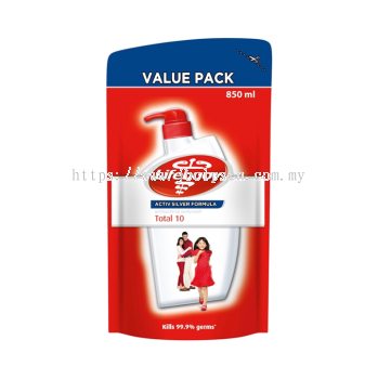 Lifebuoy Body Wash Total 10 Refill 850ml