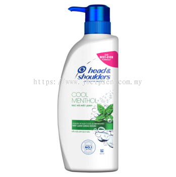 Head&Shoulders Hair Shampoo COOL MENTHOL (pump)