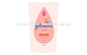 Johnson's®Baby Peach Bath Refill 600ml