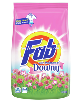 Fab Detergent Powder with freshness of Downy