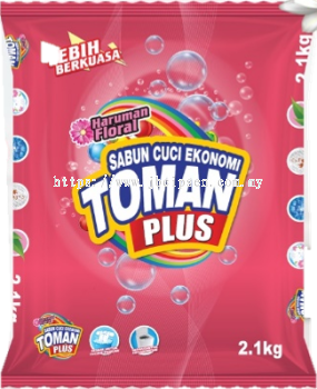 Toman Plus Detergent Floral 2.1kg 