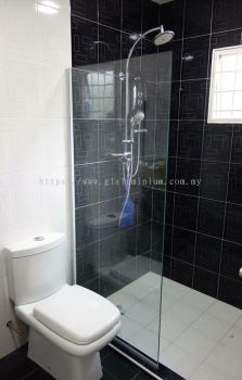 shower tempered ( 10mm) fix glass 