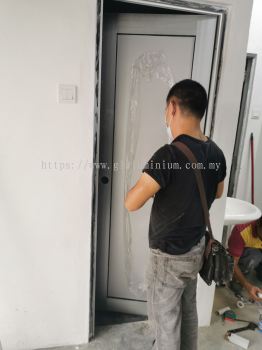 aluminium silver + composite panel silver 