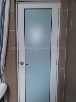 aluminium powder coated white + aluminium composite panels ( light blue) @jalan Hulu Langat jaya, Hulu Langat, Cheras 