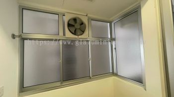 S. Windows 3 panels + Above fit and Exhaust Fan @Villa Crystal, Taman Sri Sinar, Kuala Lumpur 