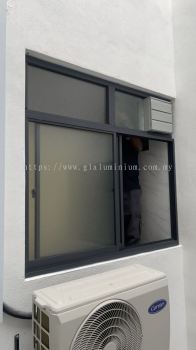 sliding windows 2 panel + Above fit glass @Trade Garden Residensi, Cheras Selatan, Cheras 