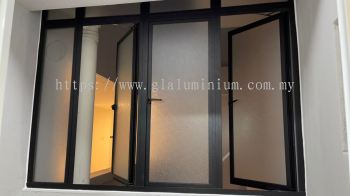 Casement window 4 panel + Above fit glass @ Galleria 2 @ Taman Equine, Sri Kembangan 