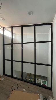 Aluminium frame fit glass @Jalan Plumbum 7/101D,Seksyen 7, Shah Alam 