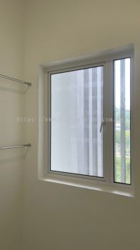 Casement window 1 panels + fix glass @Residensi emerald damai, jalan desa Cheras 10,taman Desa Cheras, Kuala Lumpur 