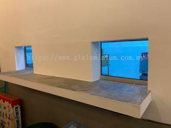 Kitchen sliding windows