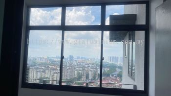 sliding windows 3 panels + Above fit glass @Residensi Lavile, Kuala Lumpur 