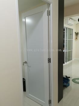 Toilet aluminium swing door @Cypress Evergreen Condominium, Sungai Long, Cheras, Selangor 