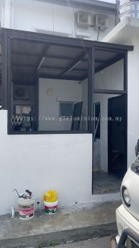 Heavy duty casement window ( folding) 3 panels @Residensi Mamanda, Jalan Tiung 5, Telok Panglima Garang, selangor 